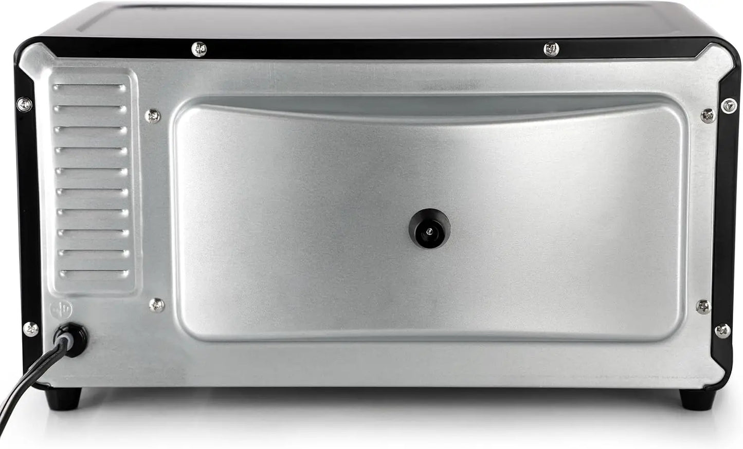 9.5 Quart Electric Counter Top 2 Slice Toaster Oven with Built in Timer, Bake, Broil, Toast (Black)