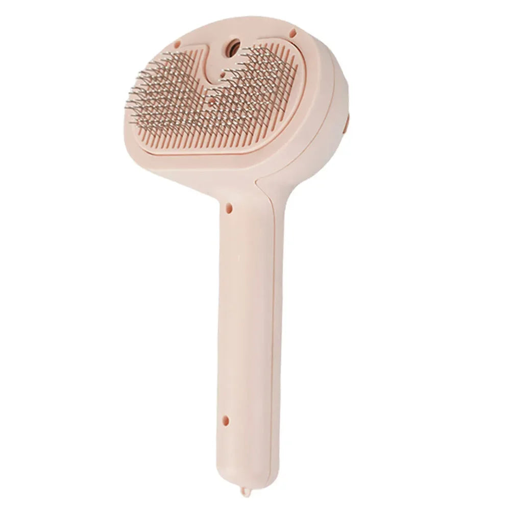 Multifunction Steam Brush & Hair Remover Brush & Dematting Comb for Dogs and Cats