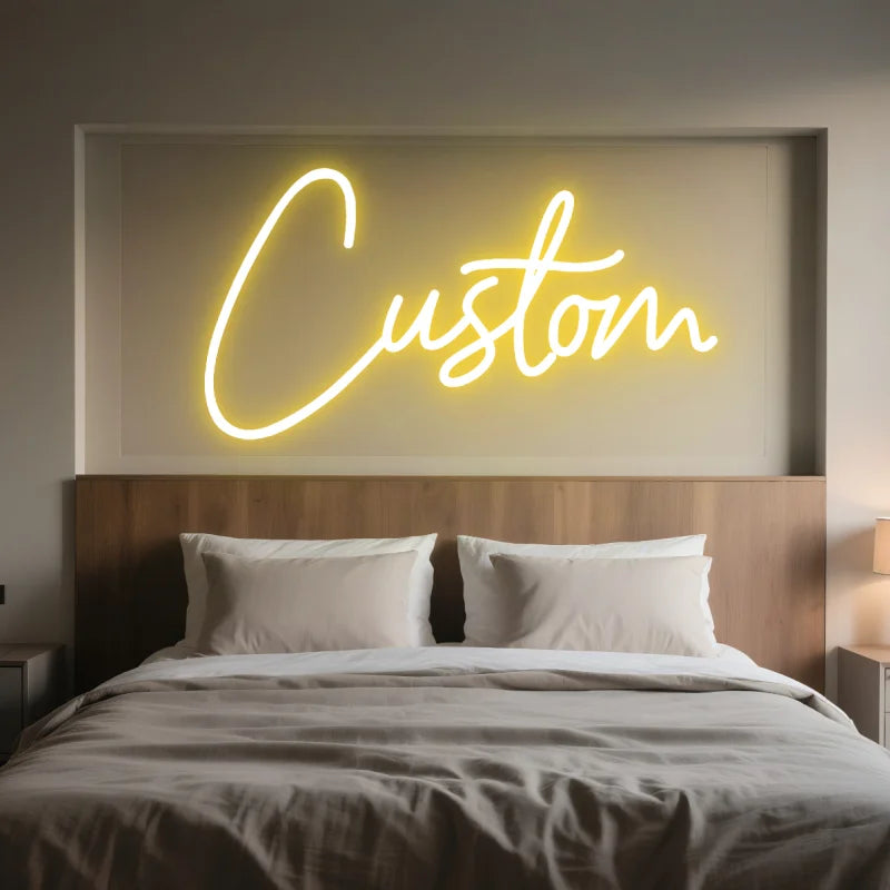 Custom LED Neon Sign Personalized Name Light for Kid Teens Bedroom Unique Gift with Customizable Designs for Trendy Wall Decor