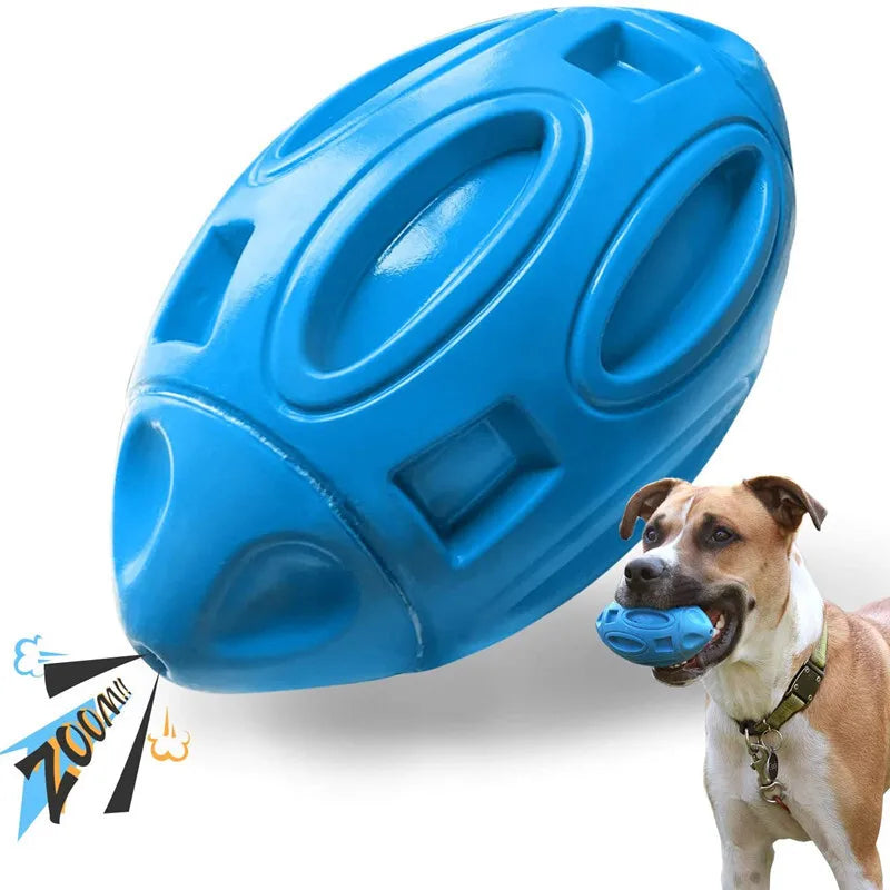 Durable Dog Chew Toys for Aggressive Chewers Heavy Duty Indestructible Squeaky Dog Toys. Long Lasting Pet Chewing Relief.