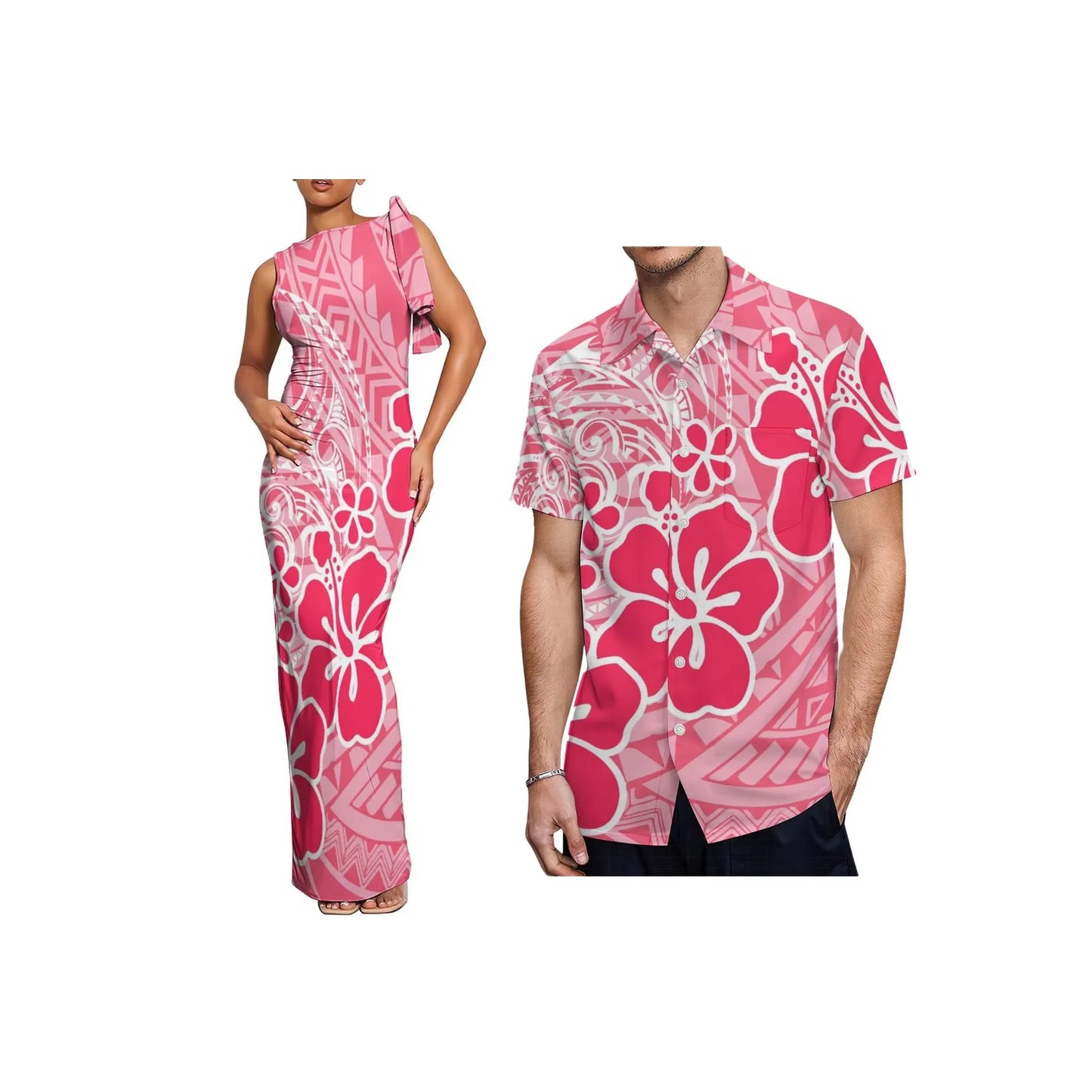 New Polynesian Island Print Dress Custom Ladies Elegant Lace up Stacked Tie-Up Wrap Sleeveless Maxi Dress
