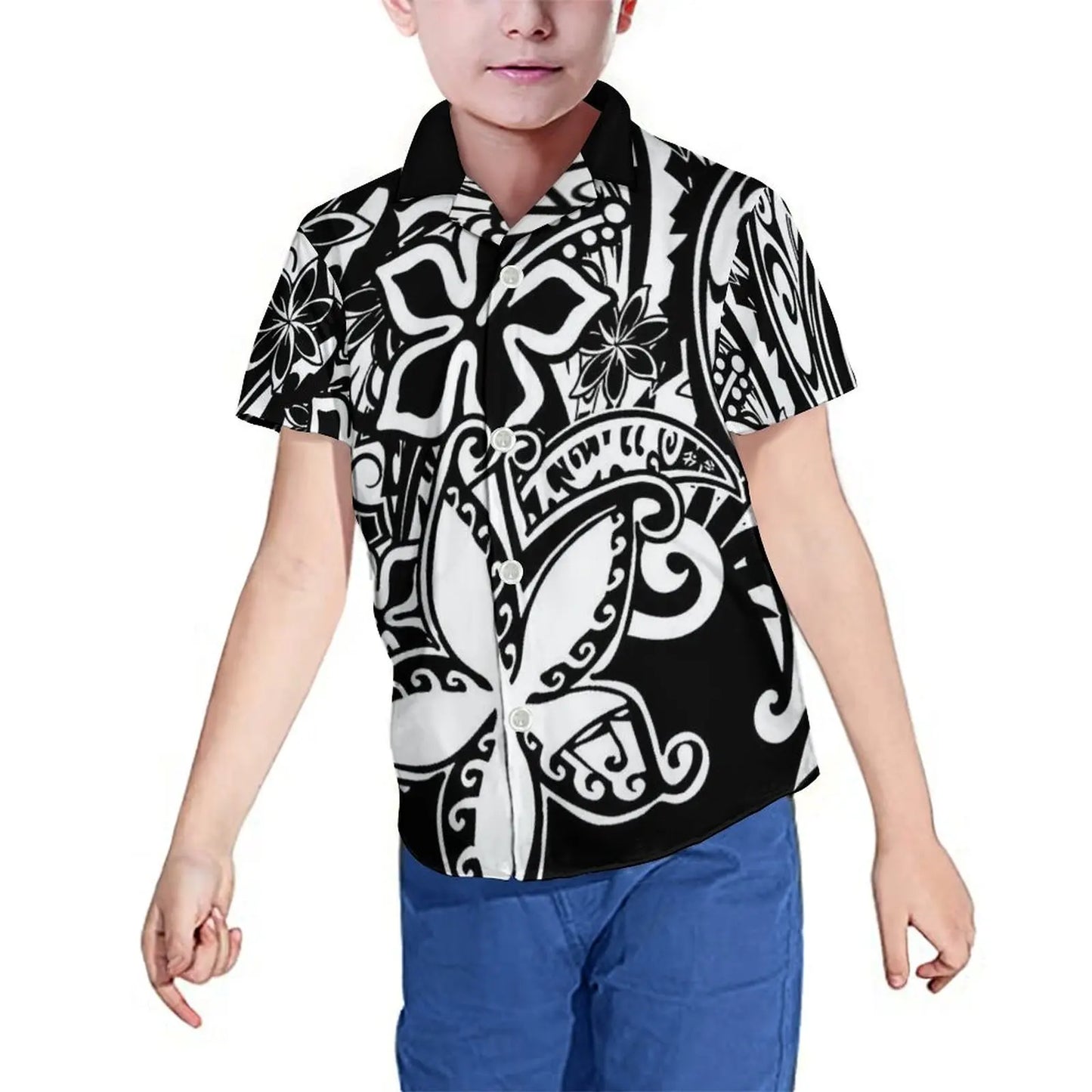 Custom Causal Family Matching Clothes Polynesian