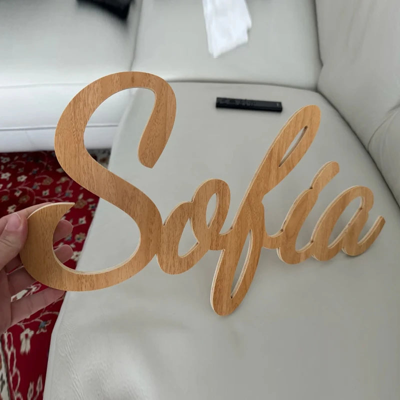 Wooden Name Sign Custom Name Sign Personalized Nursery Decor Wall Decor Name Sign for Nursery