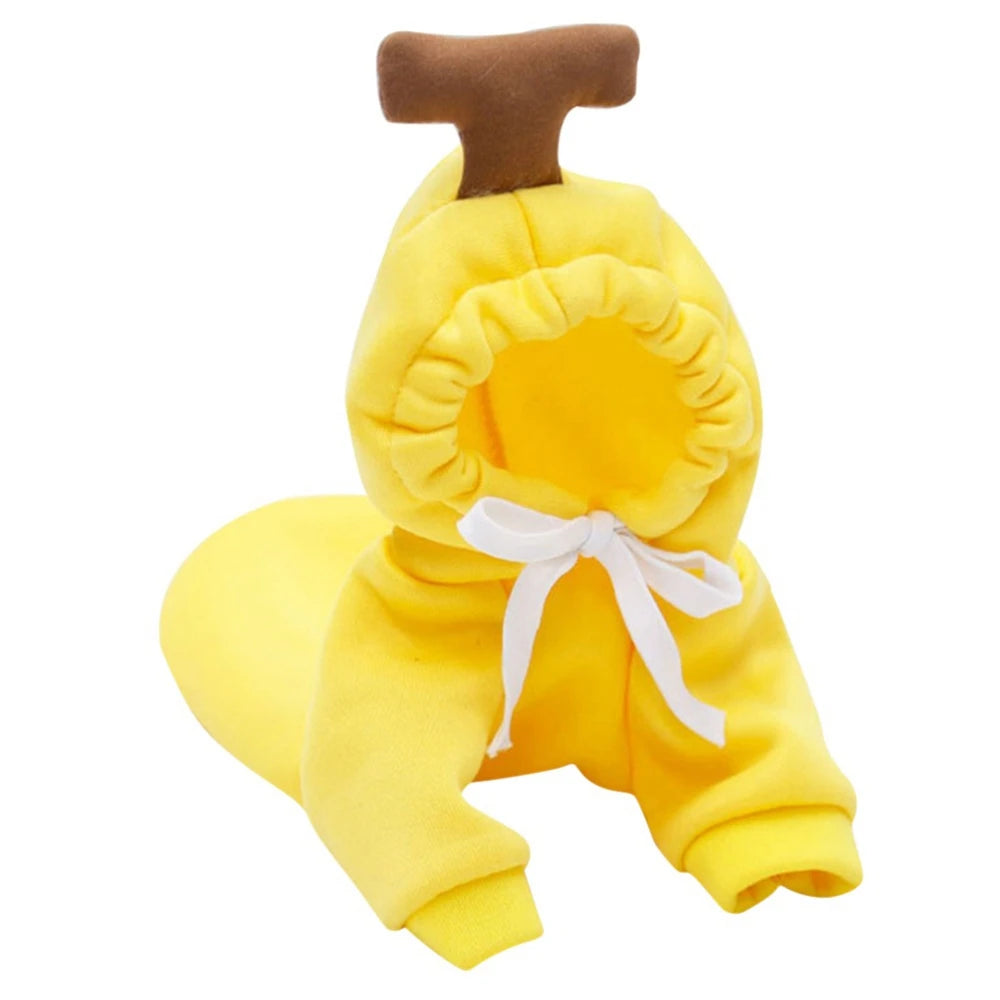 Cute Fruit Dog Clothes for Small Dogs. Hoodies Warm Fleece.