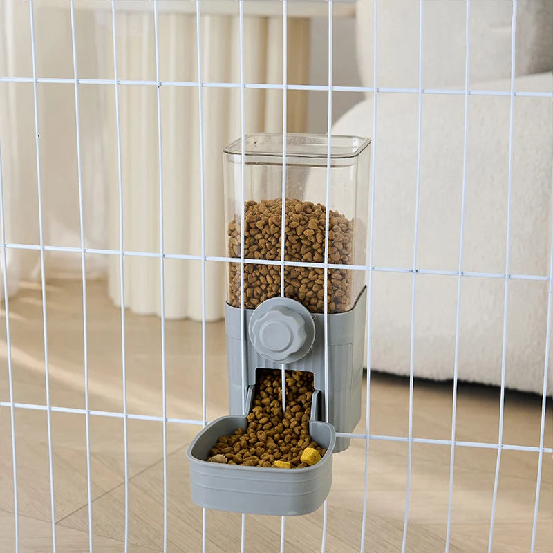 Automatic Hanging Pet Feeder & Water Bowl. Suitable for Small Pets