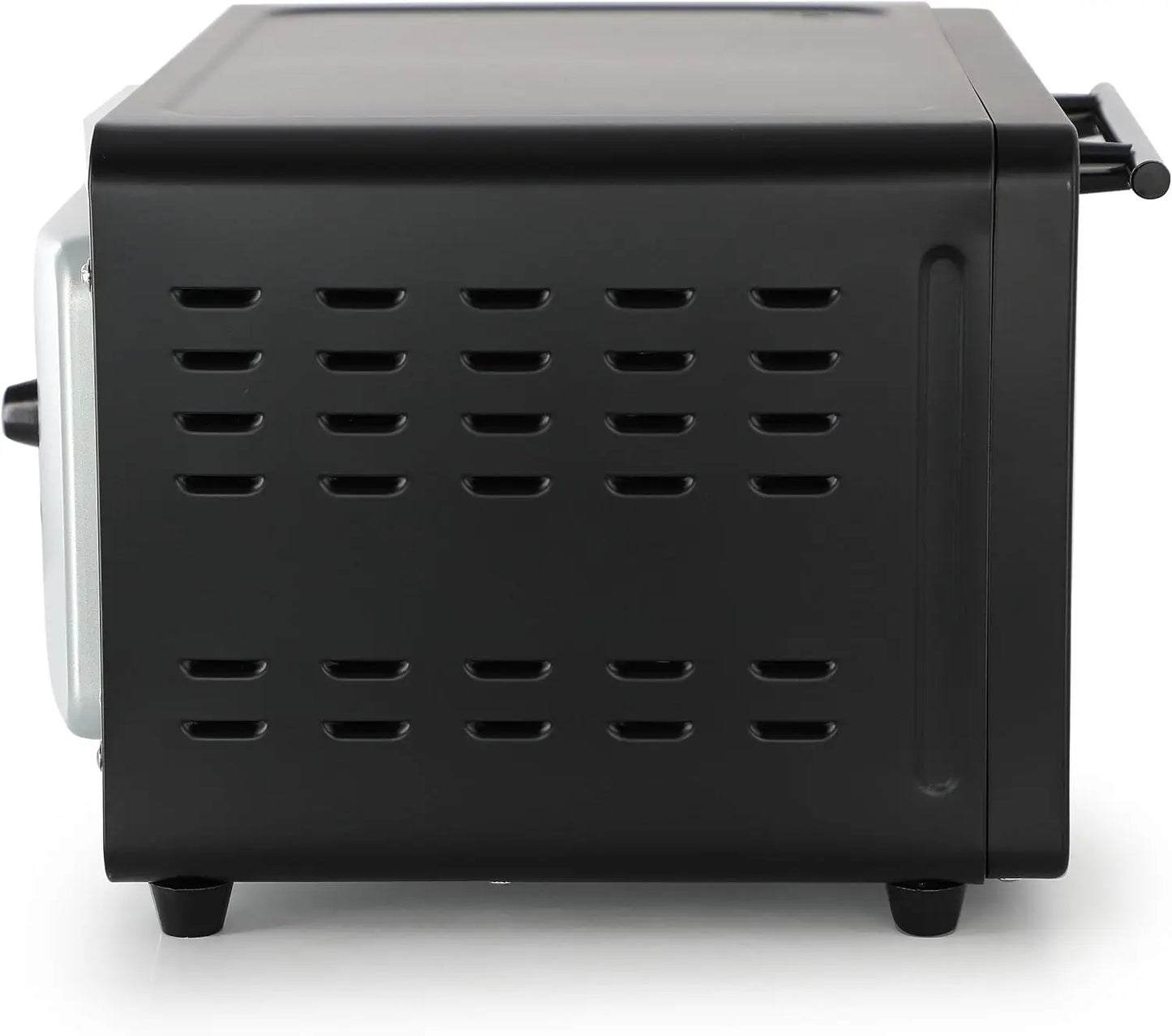 9.5 Quart Electric Counter Top 2 Slice Toaster Oven with Built in Timer, Bake, Broil, Toast (Black)