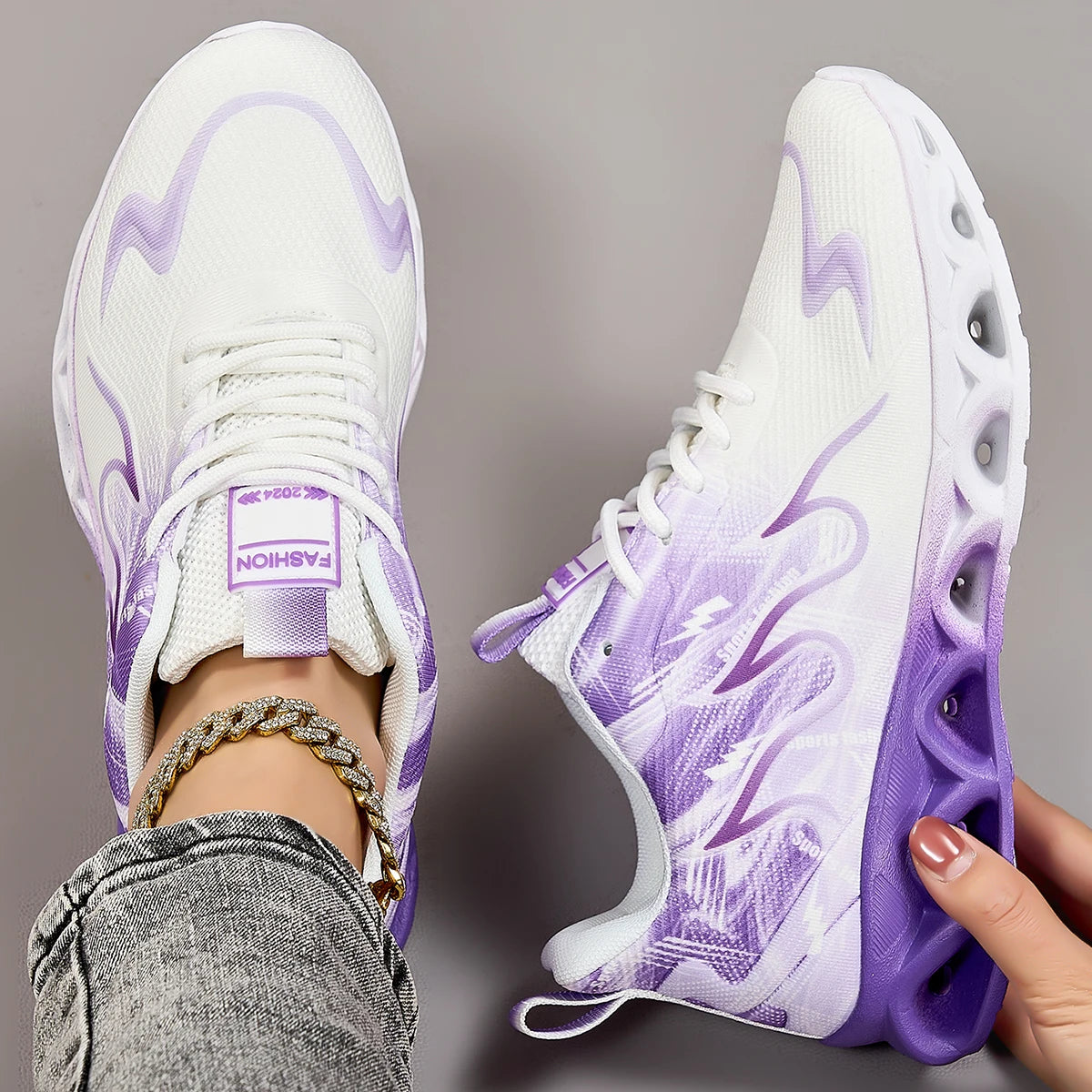 Women Walking Shoes, Lightweight Casual Tennis Sneakers, Air Running Shoes