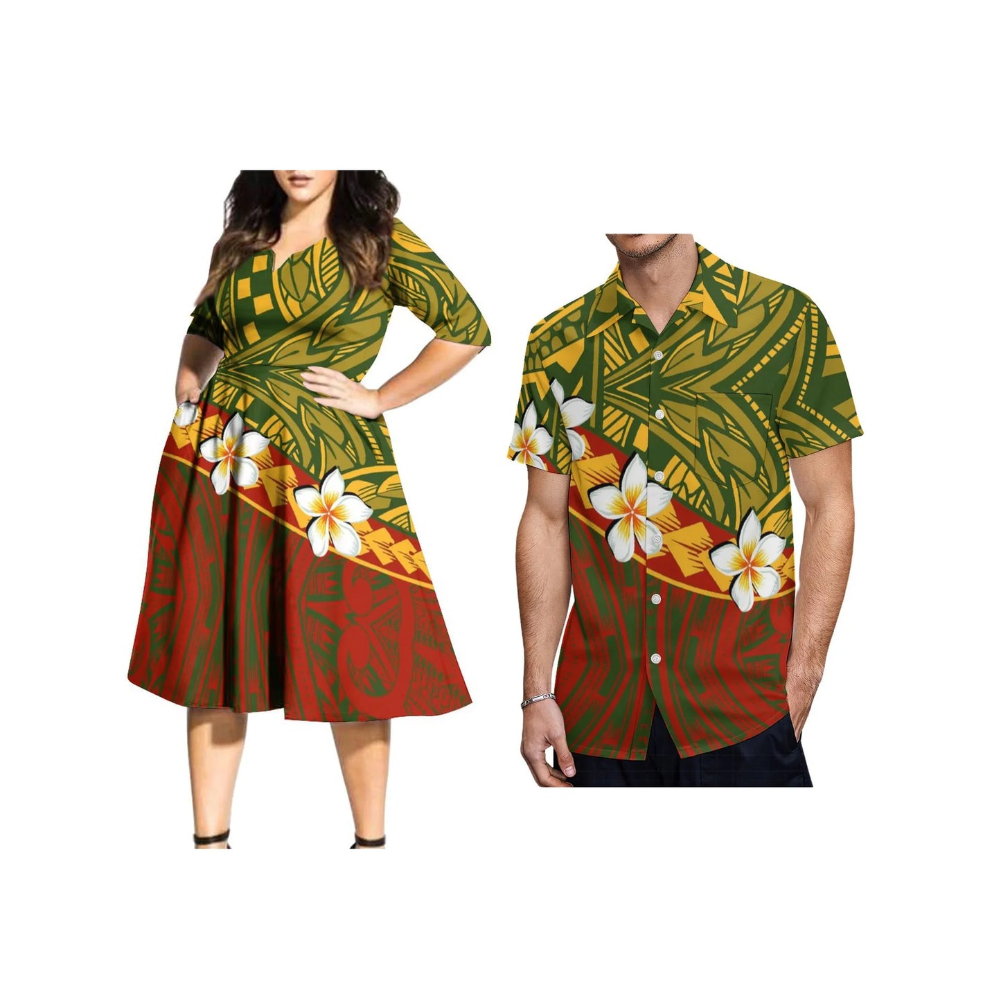 Polynesian Clothing High Quality Customized Tonga Tribal Design