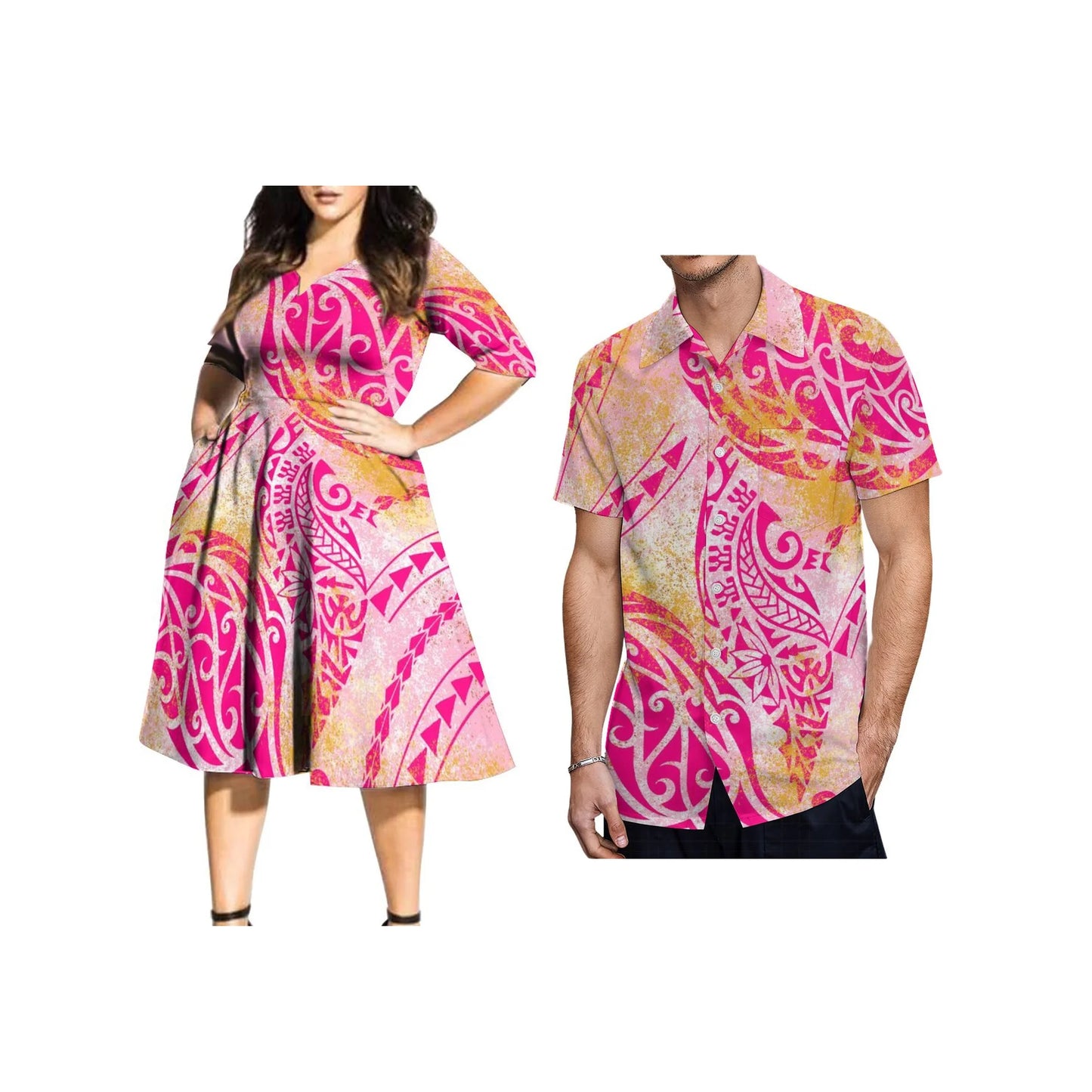Polynesian Clothing High Quality Customized Tonga Tribal Design