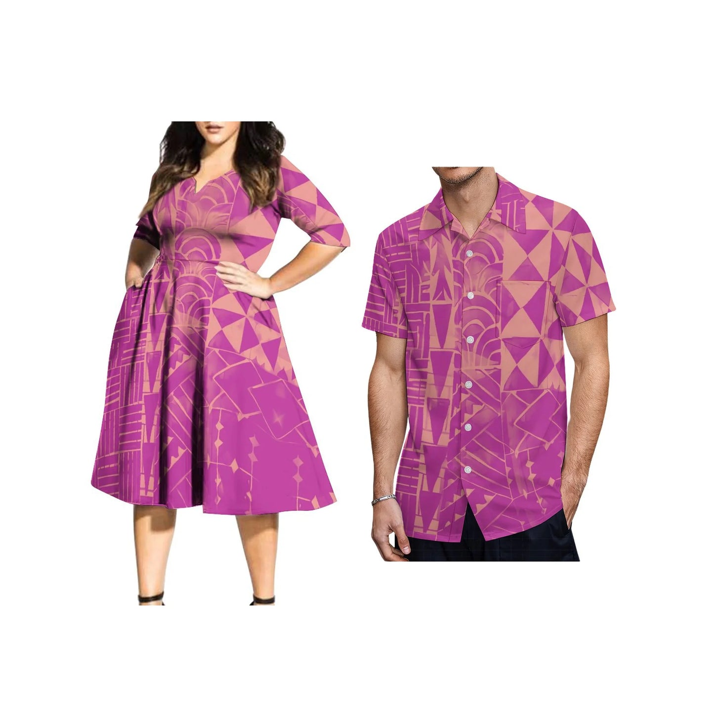 Polynesian Clothing High Quality Customized Tonga Tribal Design