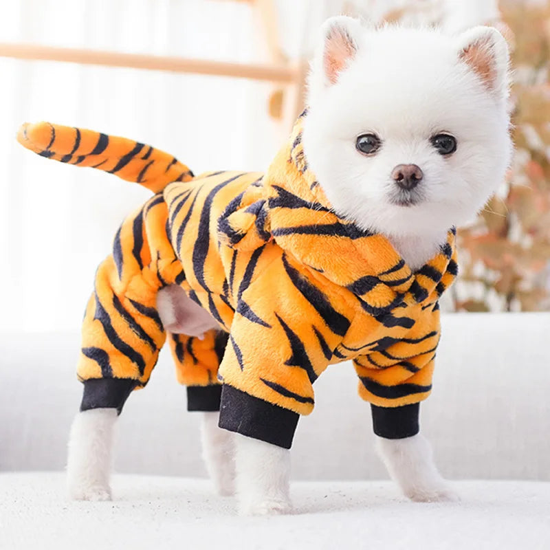 Dog Clothes; Soft Warm Fleece Dogs Jumpsuits. Clothing for Small Dogs.
