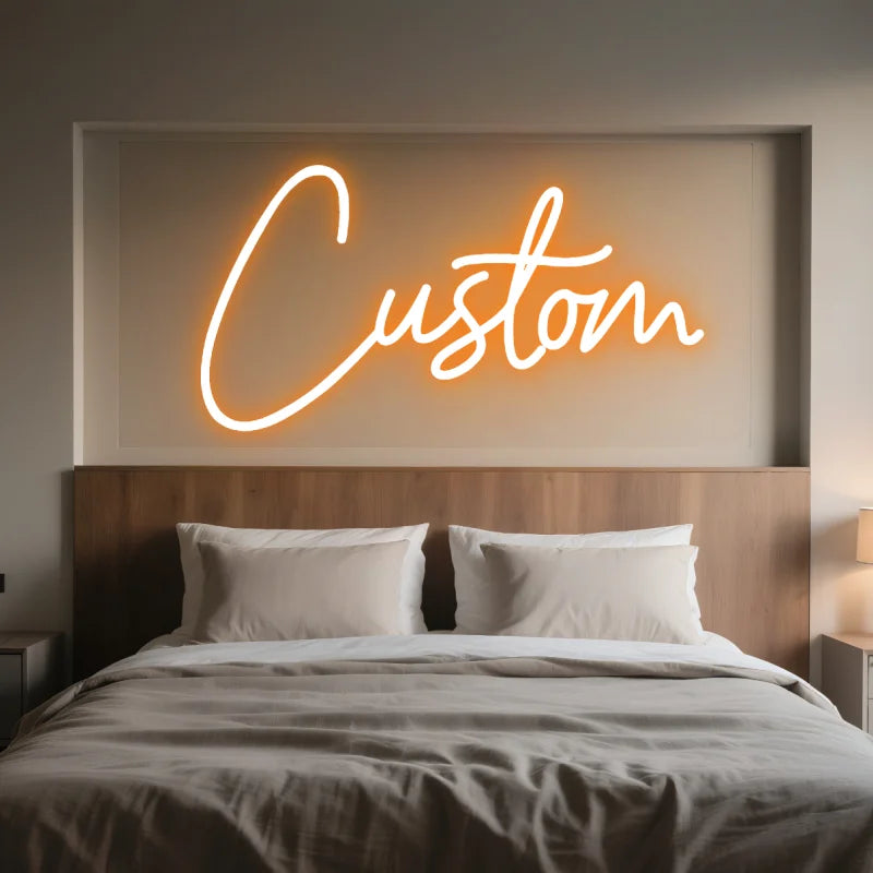 Custom LED Neon Sign Personalized Name Light for Kid Teens Bedroom Unique Gift with Customizable Designs for Trendy Wall Decor