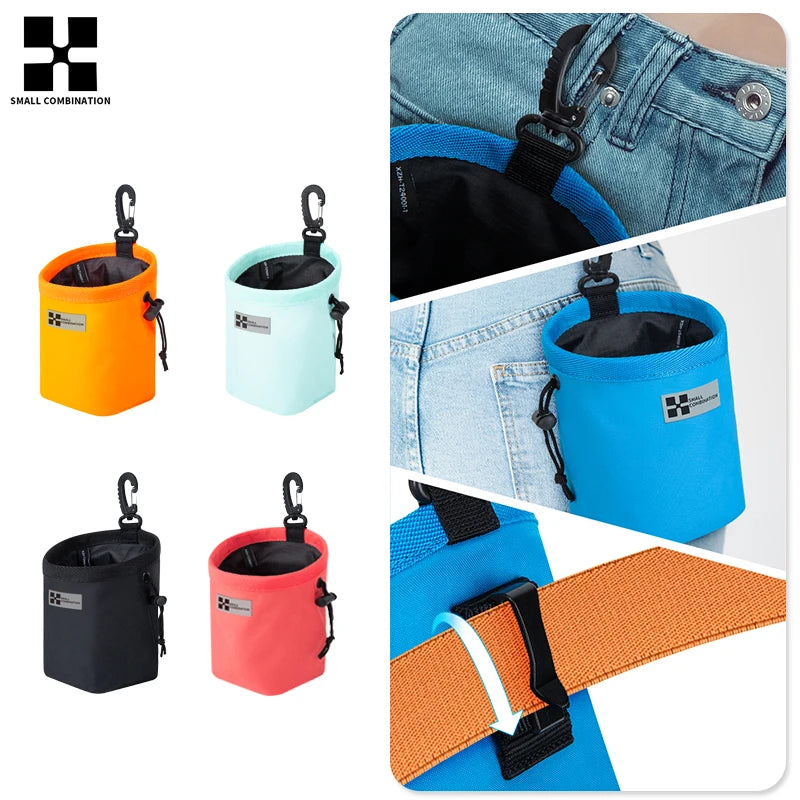 Portable Dog Training Snack Bag, puppy dog snack bag. Outdoor pet snacks waist bag