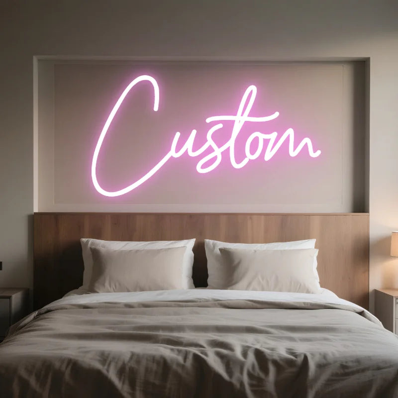 Custom LED Neon Sign Personalized Name Light for Kid Teens Bedroom Unique Gift with Customizable Designs for Trendy Wall Decor