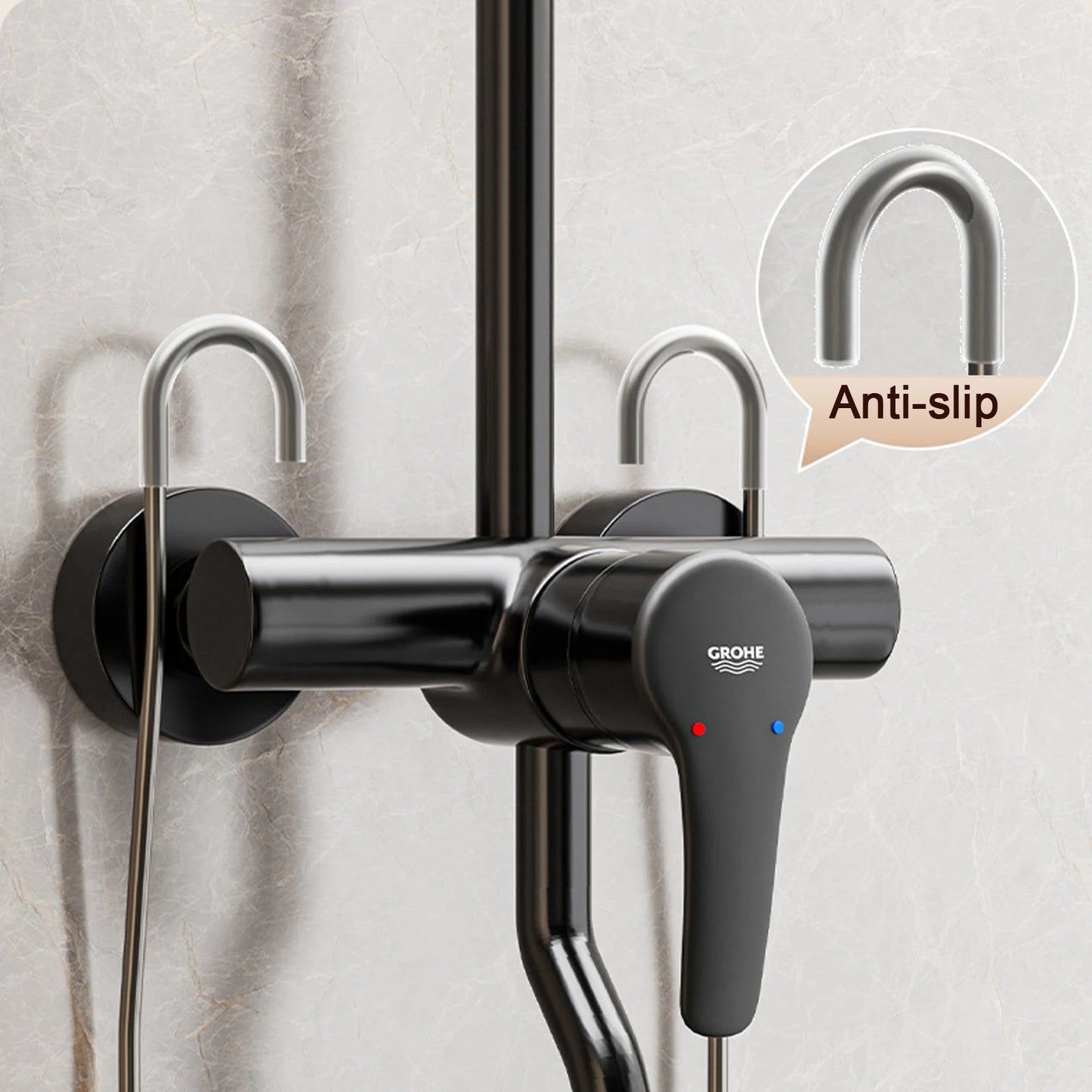 Convenient Toilet Shower Rack with No Drilling Installation Bathroom Storage Basket for Shower Room and Bath Products