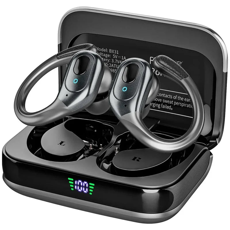 Wireless Bluetooth Earphones Headset Wireless 5.3 Sports ear-hook Headset Stereo noise reduction Earbuds HD Call