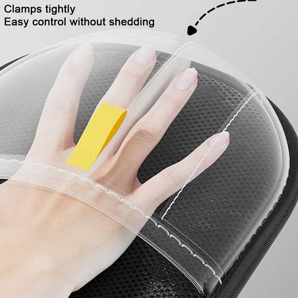 1/2/3Pcs Electrostatic Gloves with Brush & Hook Pet Grooming Gloves Anti Static Hair Removal Glove for Couch Furniture Carpet