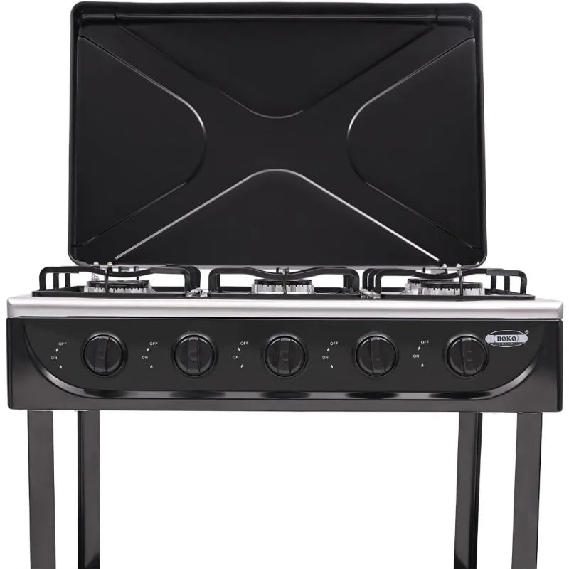 Gas Stove Outdoor 5-Burner Stove Portable Gas Stove