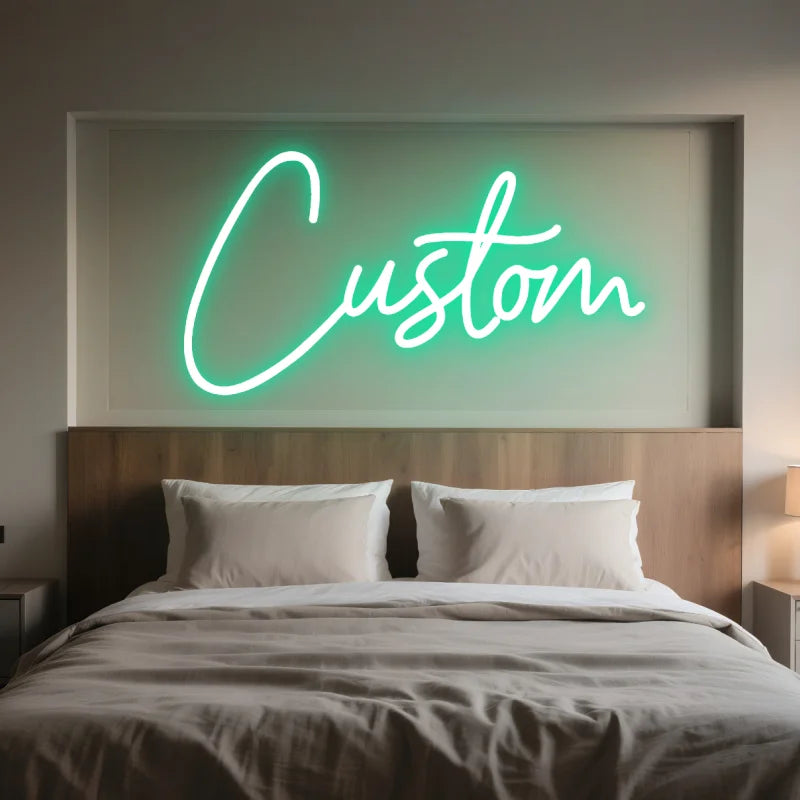 Custom LED Neon Sign Personalized Name Light for Kid Teens Bedroom Unique Gift with Customizable Designs for Trendy Wall Decor