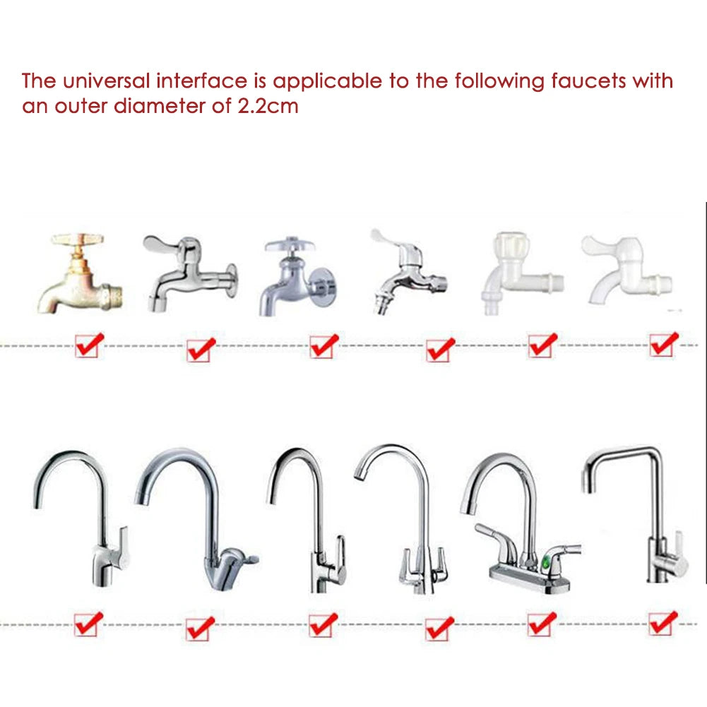 Pet Faucet Sprayer Portable Sink Spray Hose Handheld Shower Head Spray Hose Sink Hose Nozzle for Bathing Baby Pets Washing Hair