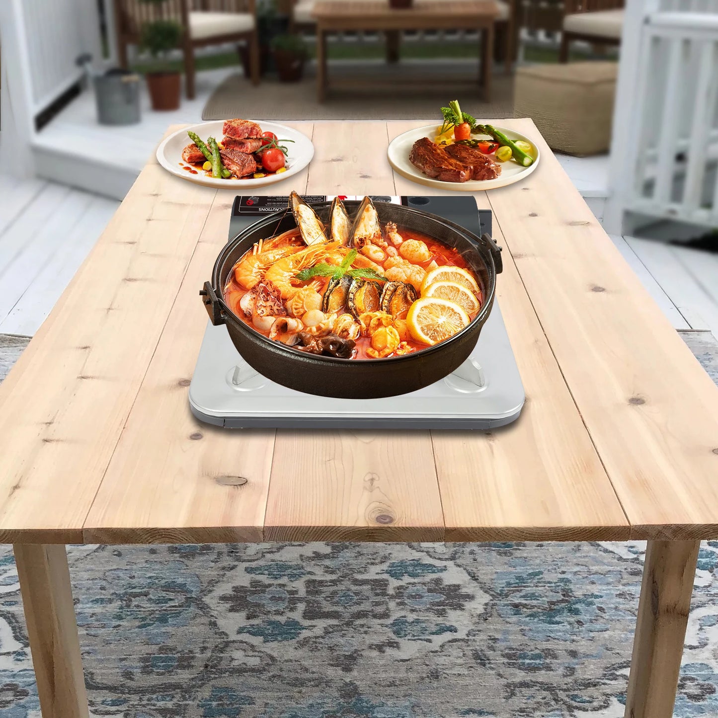 3500w Portable Gas Stove Adjustable Single Burner Camping Gas Stove Butane Camping for Indoor Outdoor Cooking Hiking Picnic