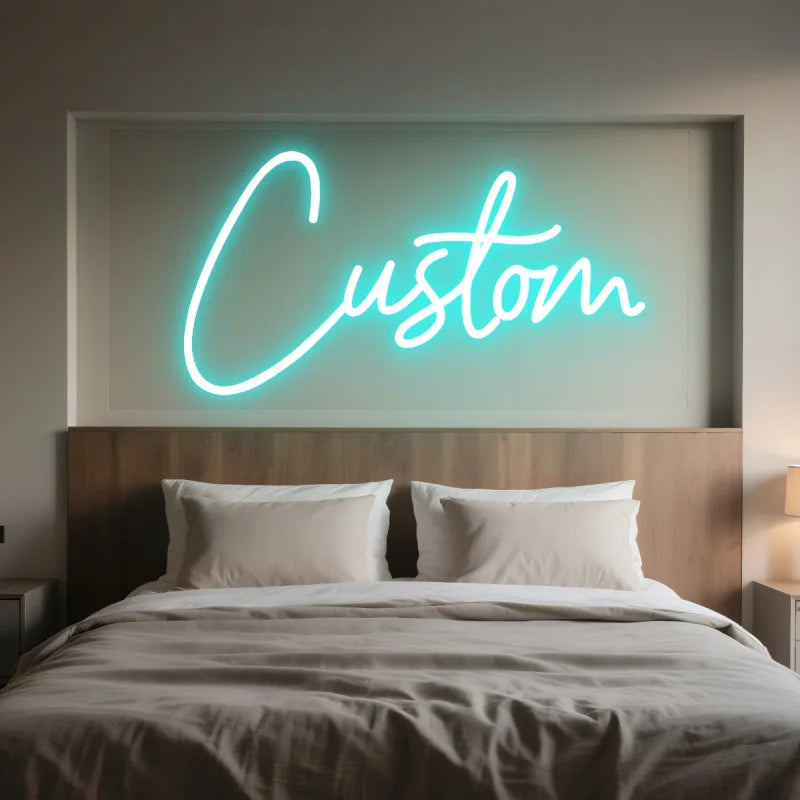 Custom LED Neon Sign Personalized Name Light for Kid Teens Bedroom Unique Gift with Customizable Designs for Trendy Wall Decor