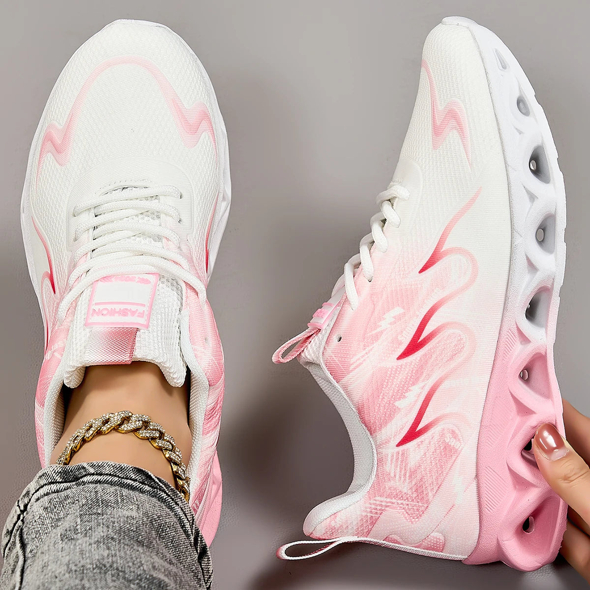 Women Walking Shoes, Lightweight Casual Tennis Sneakers, Air Running Shoes