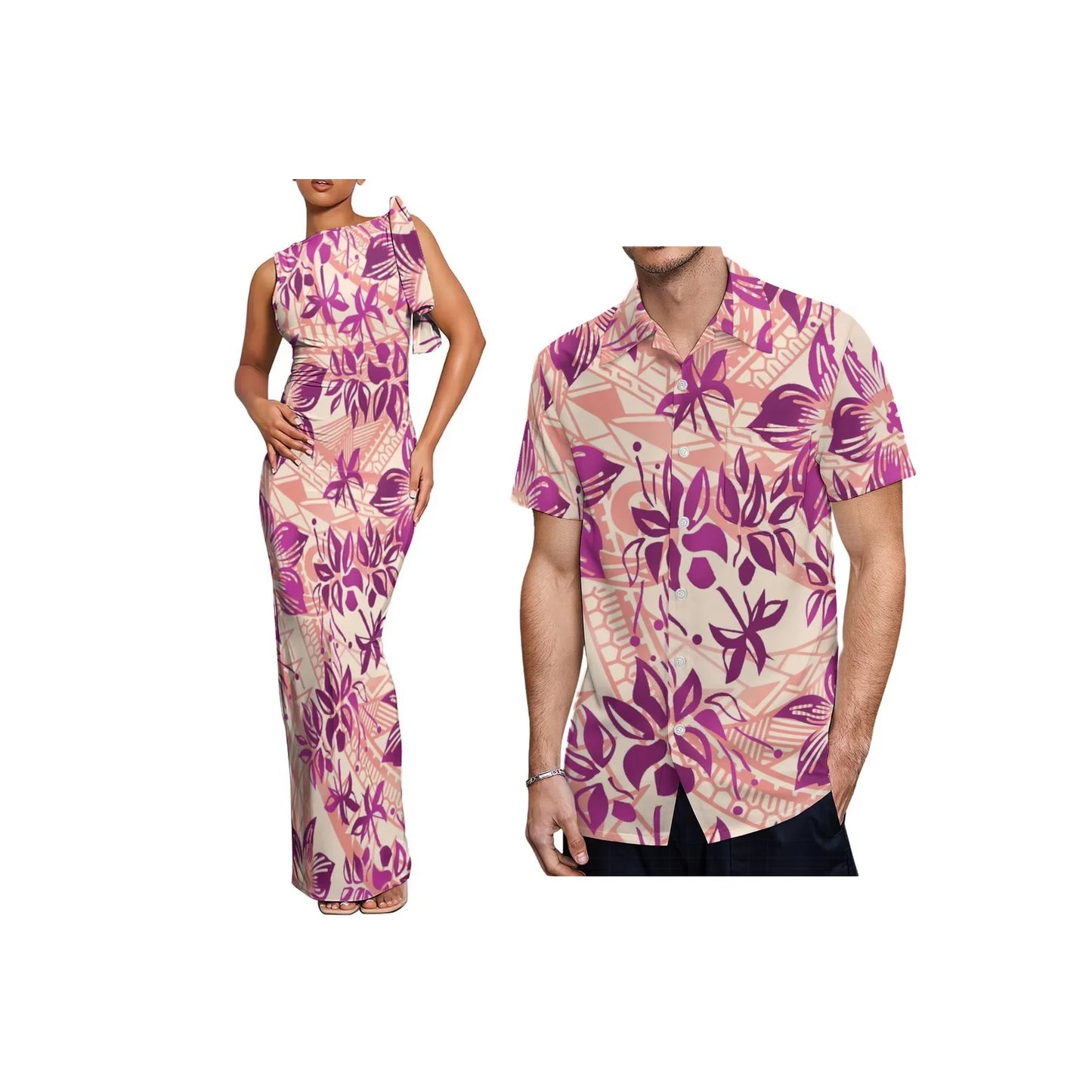 New Polynesian Island Print Dress Custom Ladies Elegant Lace up Stacked Tie-Up Wrap Sleeveless Maxi Dress