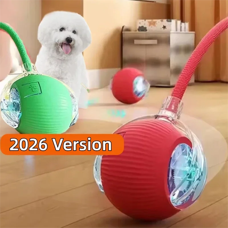 New Dog Interactive Ball Toy, Automatic Rolling Dog Ball, Rechargeable.