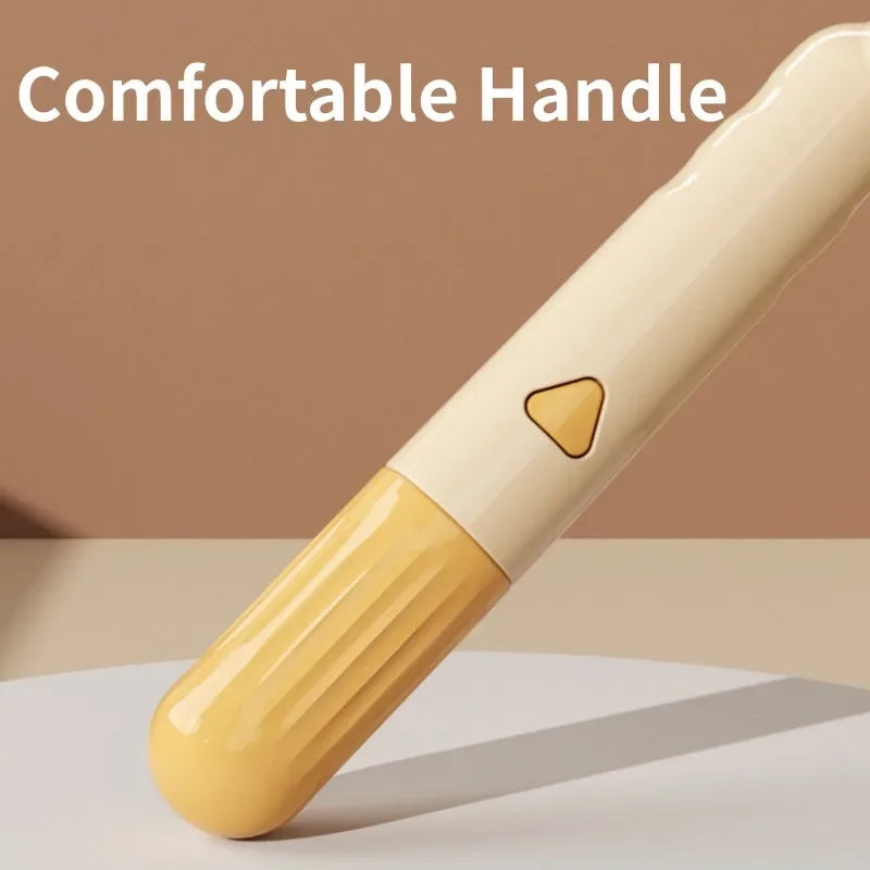 Self-cleaning, Retractable messaging Brush/Comb for Pet Grooming