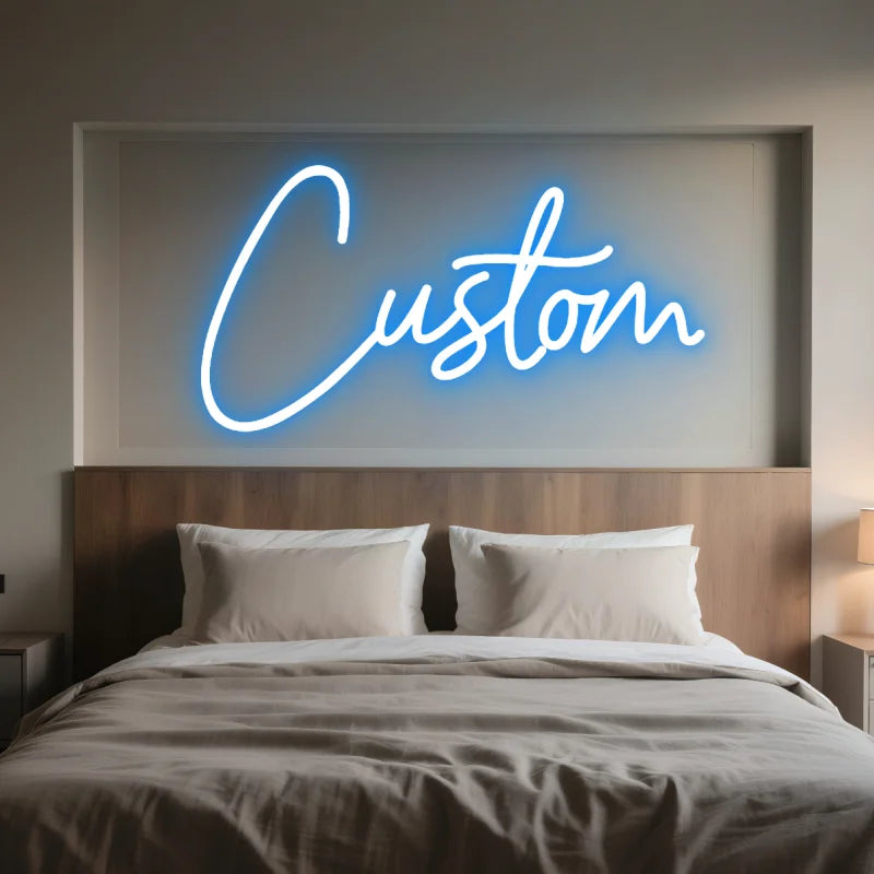 Custom LED Neon Sign Personalized Name Light for Kid Teens Bedroom Unique Gift with Customizable Designs for Trendy Wall Decor