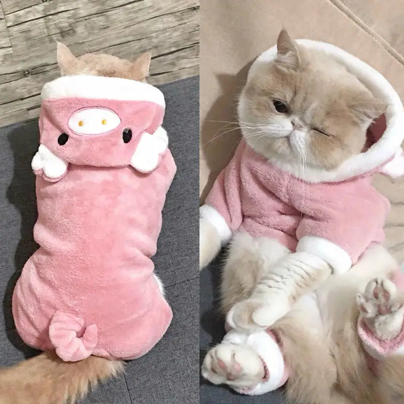 Dog Clothes; Soft Warm Fleece Dogs Jumpsuits. Clothing for Small Dogs.